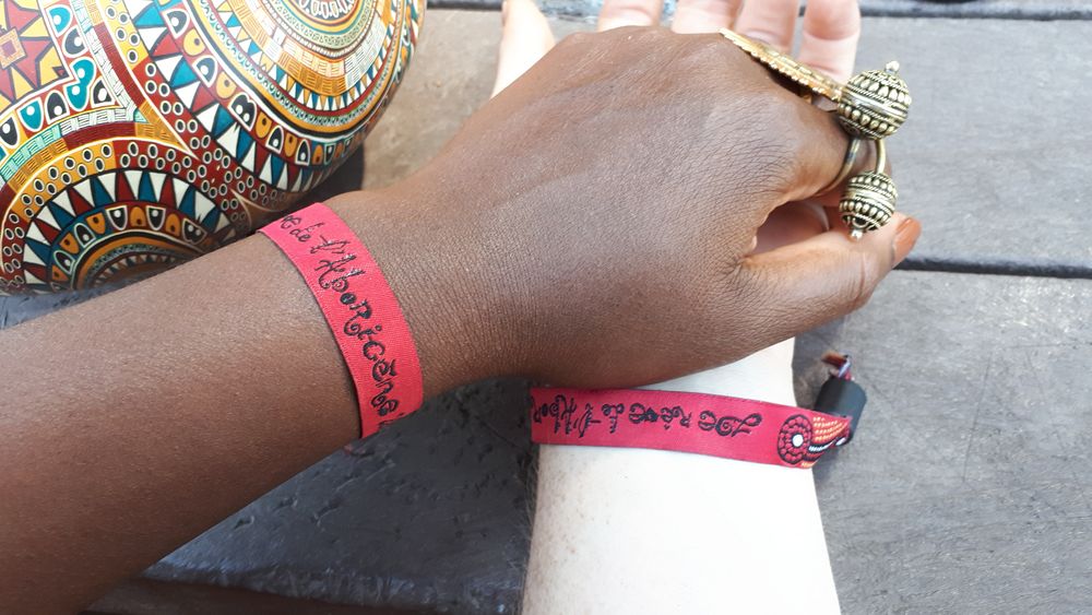 Bracelets d'entrée du festival